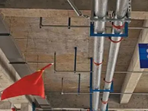 额敏管廊支架的安装方法